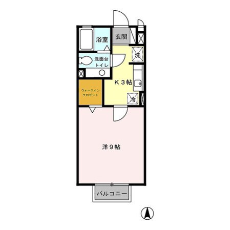 宇都宮駅 徒歩29分 2階の物件間取画像